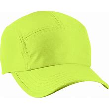 Big Accessories BA603 Pearl Performance Cap In Neon Yellow | Polyester