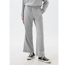 Women's Mid Rise Cloudlight Straight Leg Sweatpants By Gap Light Heather Grey Size XL