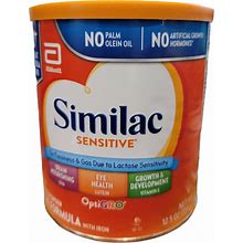 (5) Similac Sensitive 12Oz Powder Infant Baby Formula, Expiration Date 08/01/24