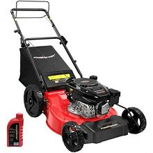 Power Smart 21-Inch 2-In-1 Gas Self-Propelled Powered Lawn Mower With 170CC Engine