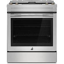 Jennair JES1750ML RISE 30 Inch Wide 6.2 Cu. Ft. Slide In Electric Range With Air Fry And Downdraft Ventilation Stainless Steel Cooking Appliances