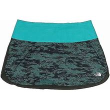 The North Face Active Skort: Teal Marled Activewear - Women's Size Medium