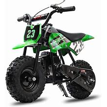 FRP DB002 50CC 2-Stroke Kid Dirt Bike, Mini Kid Dirt Bikes W/EPA Approved Gas Powered Engine For Kids, Upgrade Tires For Kid Dirt Bike Gas Speed Up