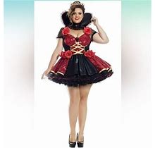 Party King Heartthrob Queen Adult Plus Size Womens Costume Size 3X