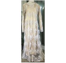 Soft Net Embroidered Soft Net With Silk Lining Large Size Long Dress