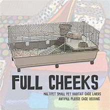 Cage Liners |Full Cheeks Multi-Pet Small Pet Habitat Cage Liners And Pads
