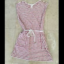 Forever 21 Dresses | Stripped Terry Cloth Forever21 Dress | Color: Red/White | Size: S