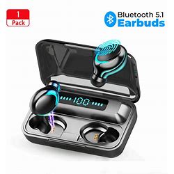Bluetooth Earbuds, Wireless Bluetooth 5.0 Headphones, IPX7 Waterproof Touch Headphones In-Ear Sports Earphone, Build In 2000Mah