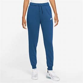 Nike Women's Sportswear Club Fleece Pants Court Blue/White, X-Small - Women's Athletic Fleece At Academy Sports