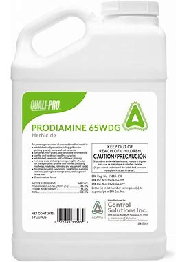 Quali-Pro Prodiamine, Pre-Emergent Herbicide, 5 Lbs, Yellow Granules