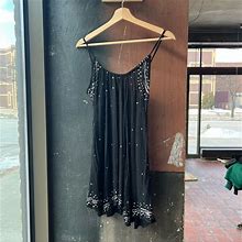 Free People Dresses | Intimately Free Sequin Slip Nwot | Color: Black/Silver | Size: Xs