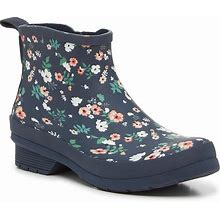 Chooka Spring Mini Rain Boot | Women's | Navy/Multicolor Floral Print | Size 10 | Boots