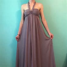 Bcbgmaxazria Dresses | Bcbg Lilac Halter Gown | Color: Brown | Size: 0