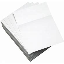 Lettermark Punched & Perforated Inkjet, Laser Copy & Multipurpose Paper - White - 92 Brightness - Letter - 8 1/2" X 11" - 24 Lb Basis Weight - 90 G/M
