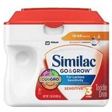 Abbott Nutrition Similac Go & Grow Sensitive Stage 3, 624G Powder - 5263420
