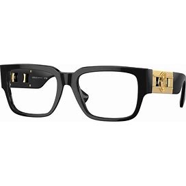 Versace 3350F Eyeglasses GB1 - Black Men Square