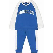 Moncler Enfant - Logo-Print Tracksuit Set - Kids - Cotton/Elastane - 36 - White