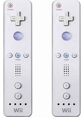 Wii Remote Controller White [2 Pack] (Renewed)