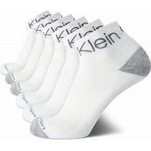 Calvin Klein Men's Socks - Athletic Cushioned Quarter Cut Socks (6 Pack)