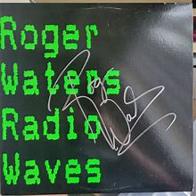 Pink Floyd Signed Lp Roger Waters Radio Waves, Original Album, Vintage Vinyl Record, Great Gifts, 60S 80S 90S