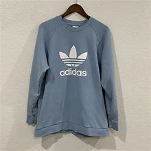 Adidas Men's Sweatshirt - Blue - XL