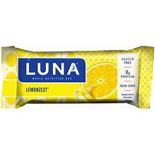 Luna Stacked Bar Lemon Zest, 1.69 Ounce, 16 Per Case, Price/Case