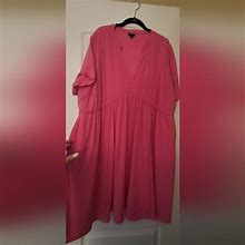 Torrid Dresses | Pink Flowy Dress From Torrid. | Color: Pink | Size: 2X
