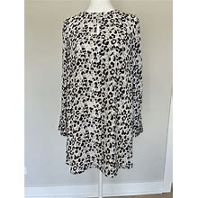 Ann Taylor Loft Petites Leopard Print Shift Dress Size Small