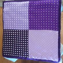 Original Penguin Accessories | Original Penguin 100% Silk 4 Corners Pocket Square Pocka Dots Purple | Color: Pink/Purple | Size: Os