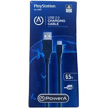 Powera USB 2.0 Charging Cable For Playstation 4 - Black