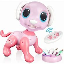 RACPNEL Remote Control Robot Dog Toy, RC Interactive Intelligent Walking Dancing