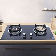 2-Burner Gas Stove Built-In Gas Cooktop Stove Top Home Kitchen Gas Appliance