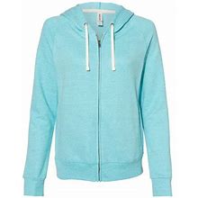 Jerzees Womens Full Zip Cotton Blend Hoodie With Side Pockets, Casual Clothing For Women Hoodies