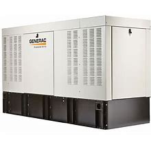 Generac Automatic Standby Generator: Diesel, Liquid, Three Phase, 120/240V AC, CARB Compliant Model: RD01525JDAE