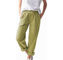 Navyoom Womens High Waist Trouser Straight Leg Pant Elegant Casual Lady Trouser Relaxed Fit All Day Pant With Pockets