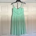 Tevolio Dresses | Womans Size 12 Chiffon Sleeveless Pleated Dress | Color: Green | Size: 12
