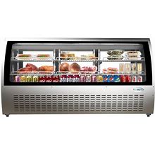 Koolmore 32-Cu Ft 1-Door Merchandiser Commercial Refrigerator (Stainless Steel) | DDC-82SS