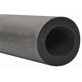 Aeroflex Pipe Insulation: EPDM, Unslit, 6 1/8 in ID, 1 in Thick, 6 ft Lg, 4.08 R-Value Model: 542-AC61810