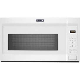 Maytag - 1.7 Cu. Ft. Over-The-Range Microwave - White