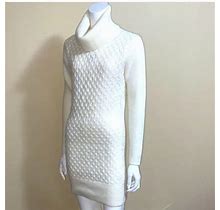 Venus Dresses | Venus Cable Sweater Mini Dress | Color: Cream | Size: Xs