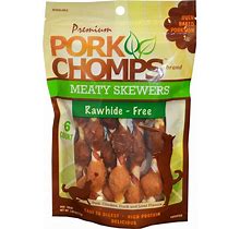 Pork Chomps Rawhide-Free Meaty Skewers Dog Treat, Size: 6 Count | Petsmart
