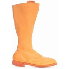 Guidi Yellow & Orange Boots - Knee Boots Size 36
