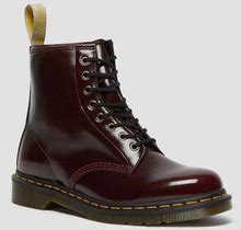 Dr. Martens, Vegan 1460 Lace Up Boots In Red, Size 13