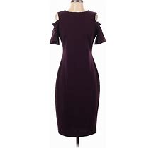 Calvin Klein Cocktail Dress: Purple Dresses - Women's Size 4