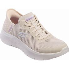 Wide Width Women's The Slip-Ins™ Go Walk Flex Sneaker By Skechers In Off White Wide (Size 12 W)