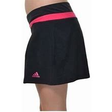 Adidas Women's Climalite Tennis Skort Black/Coral Sz. S Athletic Skirt