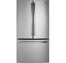 Ge Appliances Gne27jymfs French Door Freestanding Refrigerator Slate