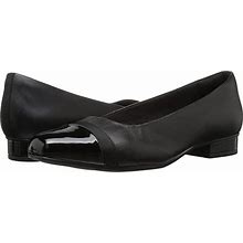 Clarks Juliet Monte (Black Leather/Synthetic) Women's Shoes