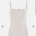 Missguided Dresses | Missguided Petite Cream Gingham Strappy Dress 2 | Color: Cream/White | Size: Xs