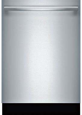 Bosch 100 Series Plus Top Control 24-In Smart Built-In Dishwasher (Stainless Steel), 48-Dba | SHX4AEF5N